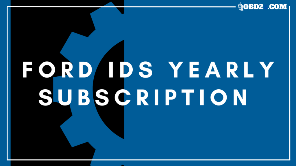 Ford IDS Yearly Subscription